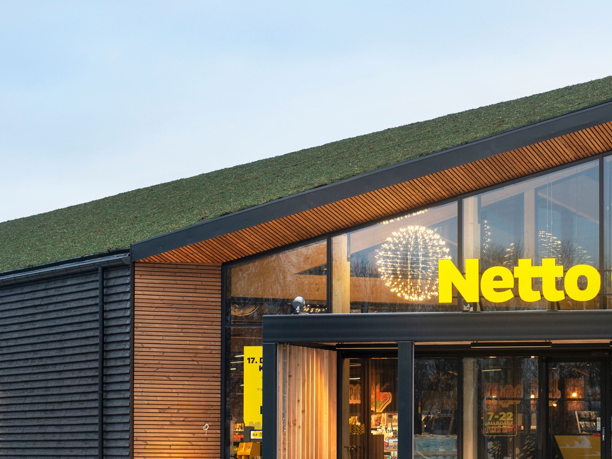 portfolio gallery image Netto Supermarket in Nordhavn Cladding Tiles