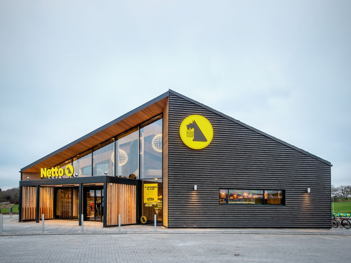 portfolio gallery image Netto Supermarket in Nordhavn Cladding Tiles